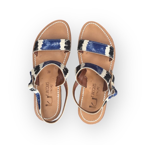 K Jacques Sandal Python Print 38 - Picture 1 of 2
